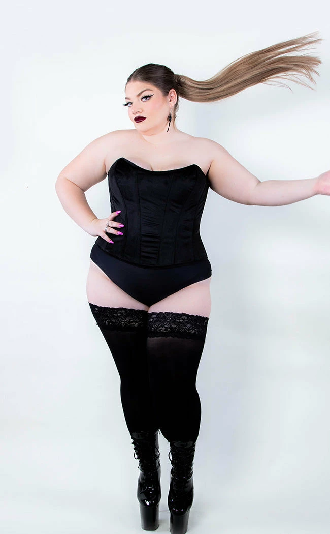 Tragic Beautiful Nemesis Velvet Corset 5 Tragic Beautiful Nemesis Velvet Corset