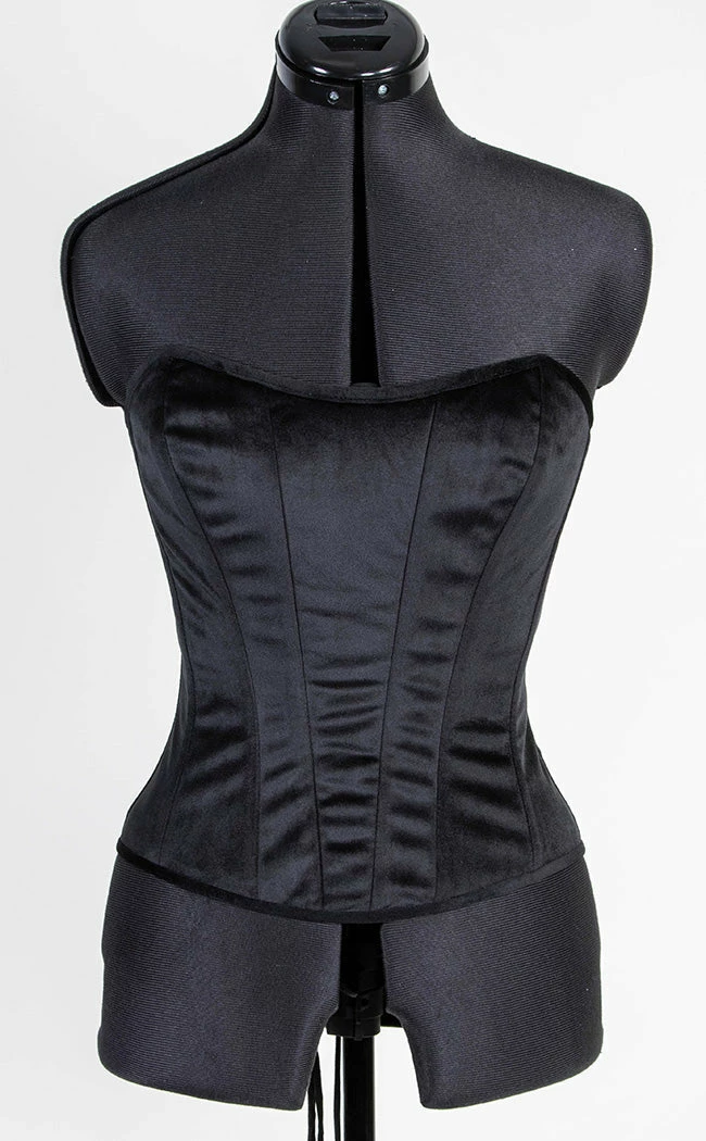 Tragic Beautiful Nemesis Velvet Corset 9 Tragic Beautiful Nemesis Velvet Corset