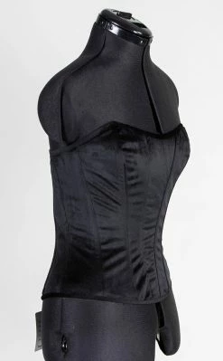 Tragic Beautiful Nemesis Velvet Corset 22 Tragic Beautiful Nemesis Velvet Corset