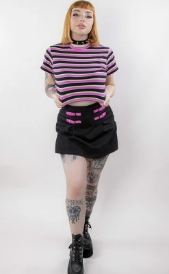 Black Friday Clothing Neon Stripe Tee