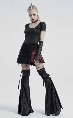 Punk Rave Clothing Nicked It! Denim Mini Skirt 9 Punk Rave Clothing Nicked It! Denim Mini Skirt