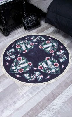 Drop Dead Gorgeous Night Vision Fringed Rug