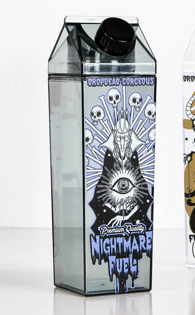 Drop Dead Gorgeous Nightmare Fuel Milk Carton Drink Bottle 4 Drop Dead Gorgeous Nightmare Fuel Milk Carton Drink Bottle