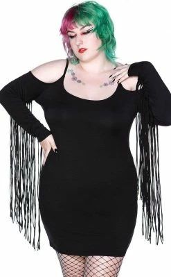 Killstar Nix Fringe Dress Clothing