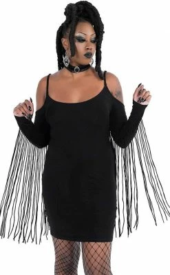 Killstar Nix Fringe Dress Clothing