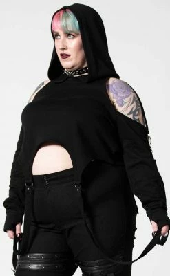 Killstar No Hang Ups Cropped Hoodie 11 Killstar No Hang Ups Cropped Hoodie