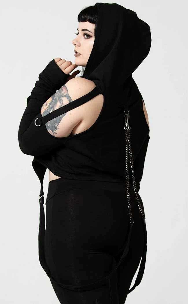Killstar No Hang Ups Cropped Hoodie 7 Killstar No Hang Ups Cropped Hoodie