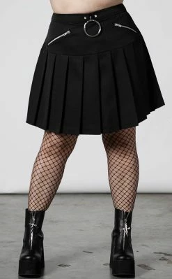 Killstar No Lip Pleated Skirt