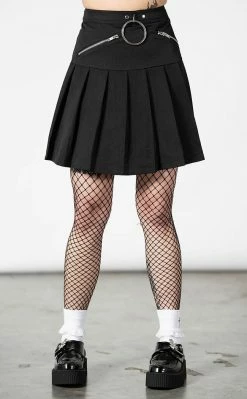 Killstar No Lip Pleated Skirt