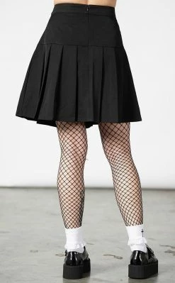 Killstar No Lip Pleated Skirt