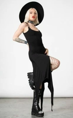 Killstar Nocturna Hanky Panky Dress Clothing