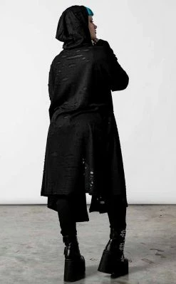 Killstar Nu-Dawn Hooded Cardigan Clothing