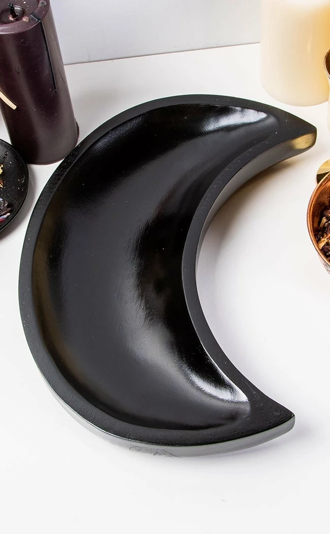 The Haunted Mansion Nyx Trinket Dish | Black Gloss 4 The Haunted Mansion Nyx Trinket Dish | Black Gloss