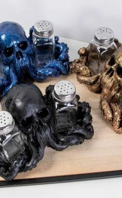 Sarah Mudle Home & Gifts Octoskull Holder | Black