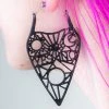 TB Jewellery Openwork Planchette Plug Hoops | Earrings 2 TB Jewellery Openwork Planchette Plug Hoops | Earrings