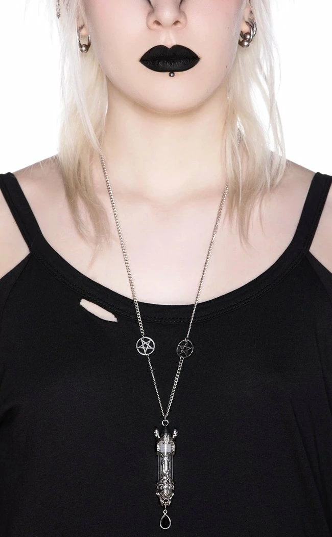 Killstar Ophelia Vial Necklace | Silver 3 Killstar Ophelia Vial Necklace | Silver