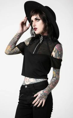 Killstar Clothing Orb Crop Top