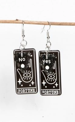 Tragic Beautiful Accessories Ouija Fortune Earrings