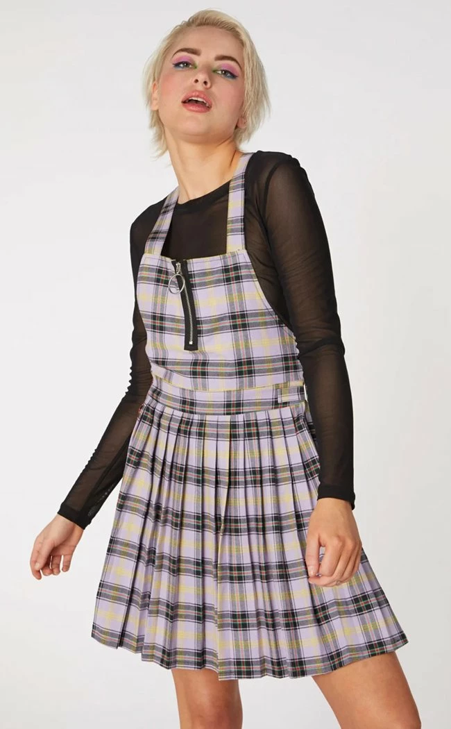Dangerfield Outsider Tartan Pleat Pinny 4 Dangerfield Outsider Tartan Pleat Pinny