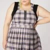 Dangerfield Outsider Tartan Pleat Pinny 2 Dangerfield Outsider Tartan Pleat Pinny