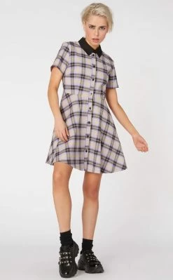 Dangerfield Outsider Tartan Shirt Dress