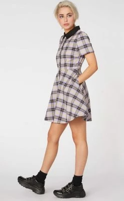 Dangerfield Outsider Tartan Shirt Dress