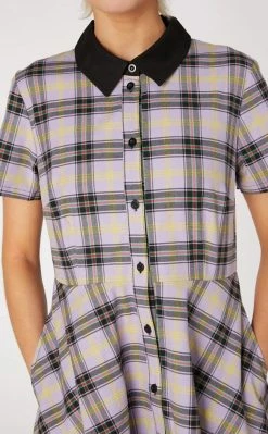Dangerfield Outsider Tartan Shirt Dress