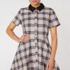 Dangerfield Outsider Tartan Shirt Dress