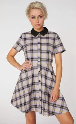 Dangerfield Outsider Tartan Shirt Dress