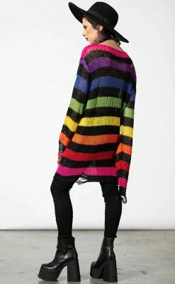 Killstar Over The Rainbow Knit Sweater 9 Killstar Over The Rainbow Knit Sweater