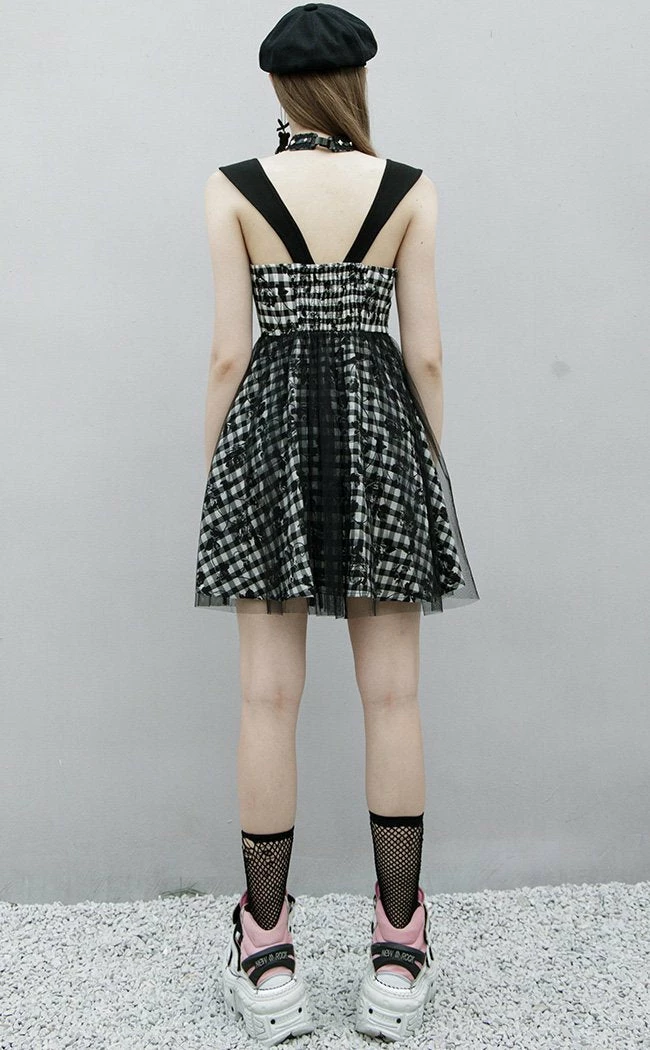 Punk Rave Clothing Overgrown Checkered Dress 8 Punk Rave Clothing Overgrown Checkered Dress