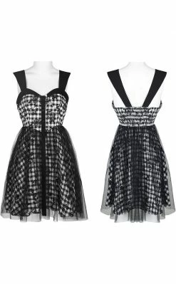 Punk Rave Clothing Overgrown Checkered Dress 17 Punk Rave Clothing Overgrown Checkered Dress