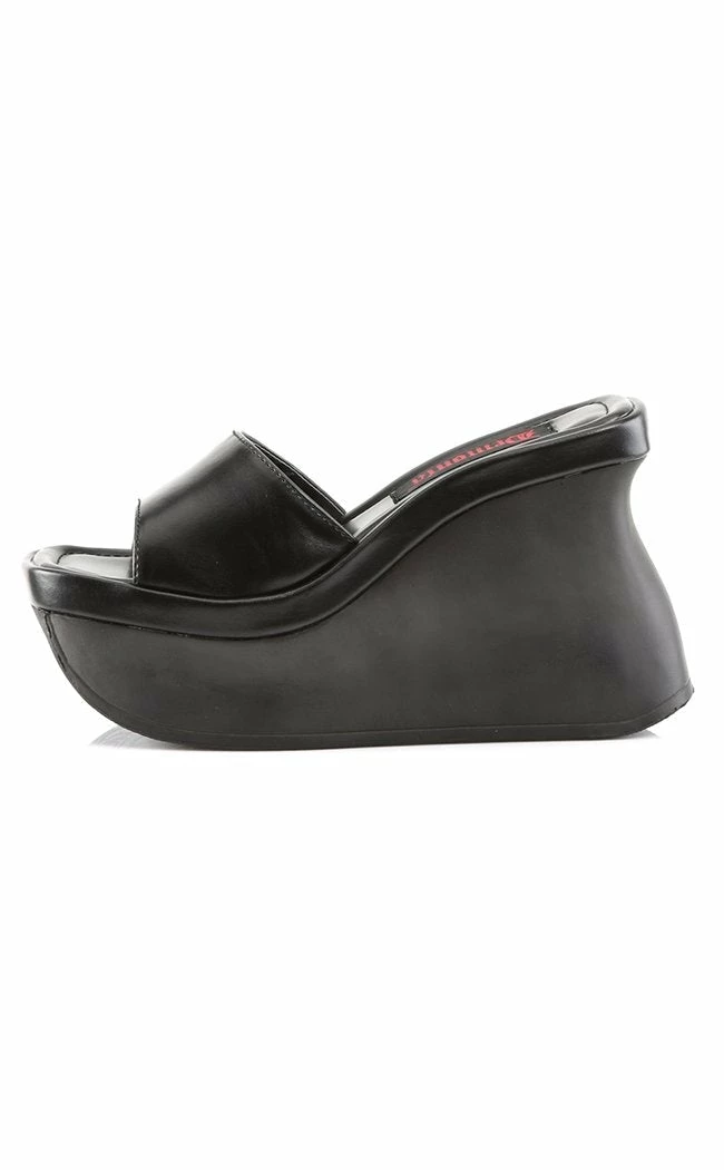 Demonia PACE-01 Black Vegan Leather Slide Sandals (Au Stock) Shoes 5 Demonia PACE-01 Black Vegan Leather Slide Sandals (Au Stock) Shoes