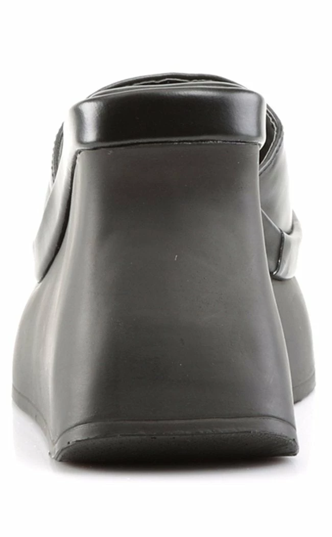 Demonia PACE-01 Black Vegan Leather Slide Sandals (Au Stock) Shoes 6 Demonia PACE-01 Black Vegan Leather Slide Sandals (Au Stock) Shoes