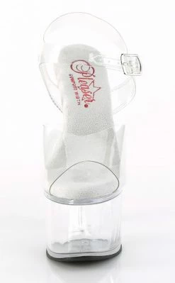 Pleaser PASSION-708 Clear Platform Heels Pole Shoes