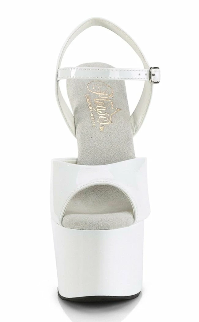 Pleaser PASSION-709 White Patent Heels Pole Shoes 4 Pleaser PASSION-709 White Patent Heels Pole Shoes