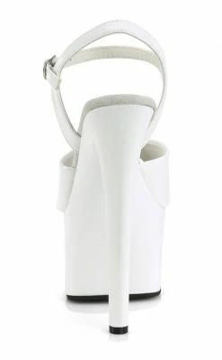 Pleaser PASSION-709 White Patent Heels Pole Shoes 10 Pleaser PASSION-709 White Patent Heels Pole Shoes