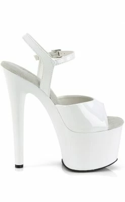 Pleaser PASSION-709 White Patent Heels Pole Shoes 11 Pleaser PASSION-709 White Patent Heels Pole Shoes