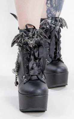 Demonia POISON-107 Black Vampire Vegan Leather Ankle Boots 10 Demonia POISON-107 Black Vampire Vegan Leather Ankle Boots