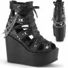 Demonia POISON-95 Black Cage Bootie 2 Demonia POISON-95 Black Cage Bootie