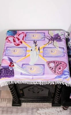 Tragic Beautiful Pastel Witch Tarot Altar Cloth
