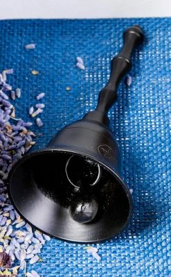 TB Witchcraft Pentacle Altar Bell | Black