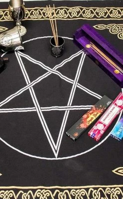 Altar Cloths Witchcraft Pentacle Altar Cloth