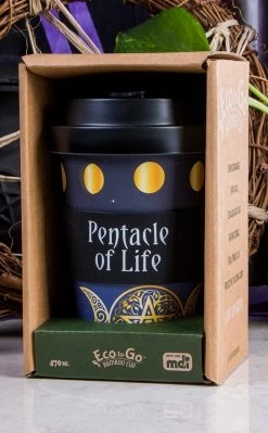 TB Home & Gifts Pentacle Eco-to-Go Bamboo Keep Cup