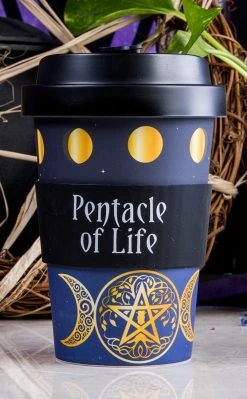 TB Home & Gifts Pentacle Eco-to-Go Bamboo Keep Cup