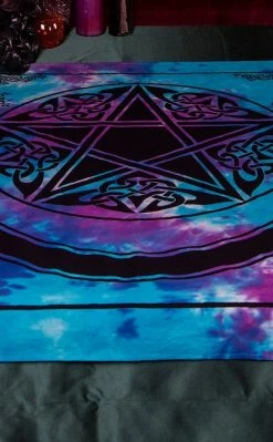Altar Cloths Home Decor Pentacle Moon Altar Cloth