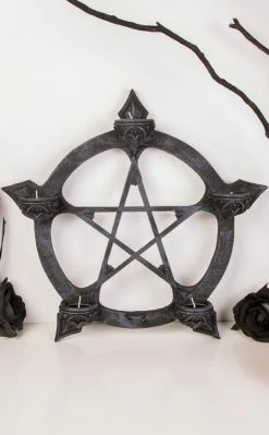 Candles Pentagram Candle Wall Hanging Candals & Fragrance