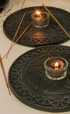 Pentagram Incense & Tealight Holder Witchcraft