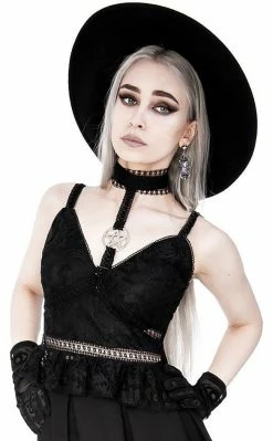 Restyle Pentagram Lace Top