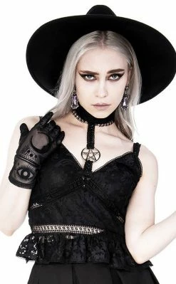 Restyle Pentagram Lace Top